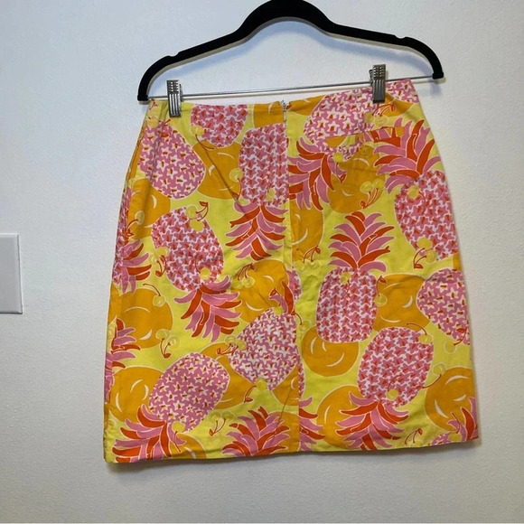 Lilly Pulitzer Sunrise Pina Colada Mini Wrap Skirt - Preppy Pencil Skirt Floral - Picture 6 of 6